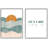 Life's A Wave Phrase Abstract Summer Sunrise Beach 2 - Pieces-2085096741-2085096746