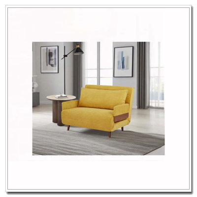 Fauteuil d'appoint rembourré convertible