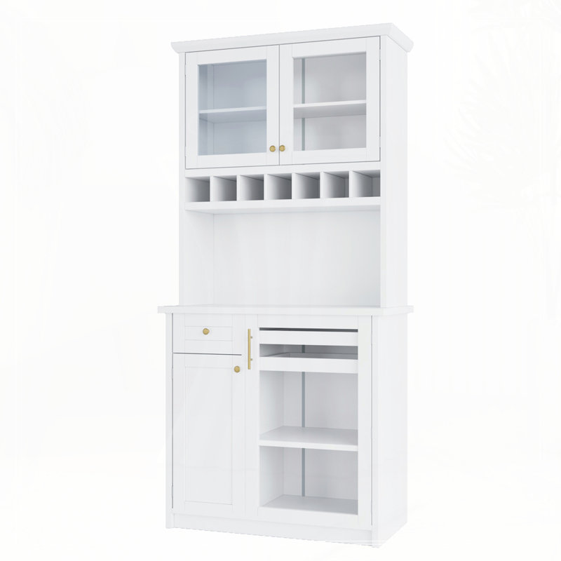 Buffet sur pied Farmhouse, Blanc
