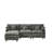 101.9" Cashmere Fabric Modular Sectional Sofa, 3-Seater Convertible L-Shape Couch with Movable Ottoman-1136662350