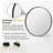 Alauni Metal Round Wall Mirror,Decorative Mirror for Bathroom,Entryway,Hallway -1300406101-1300406102
