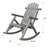 Wooden Porch Rocker Chair,Durable Wooden Porch Rocker Chair,Fir Log Rocking Chair,Patio Rockers For Outside,Garde.Light Gray Color-2076041719