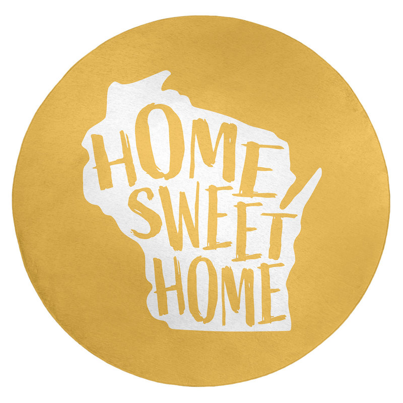 Tapis de poly-chenille wisconsin pour la maison