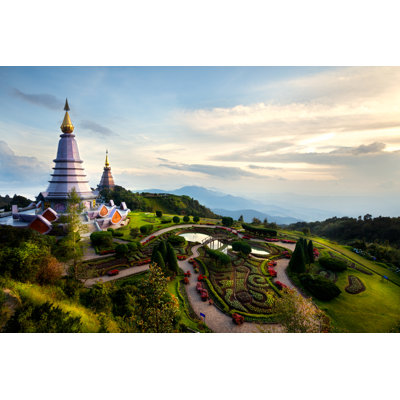 Pagoda - Wrapped Canvas Print