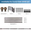 Tringle à rideaux télescopique simple 5/8 po Charlton Home®-2001874527-2002497456