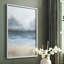 Étoiles et la mer II, reproduction encadrée - bois massif-657010877-657010879