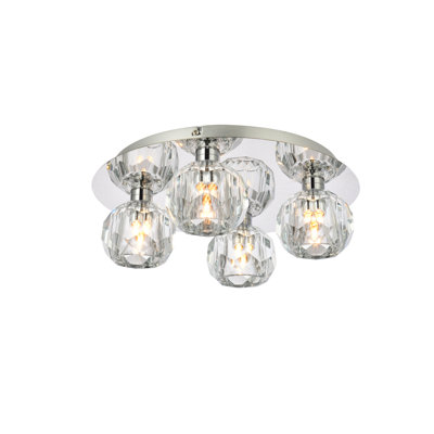 Craney Crystal Flush Mount