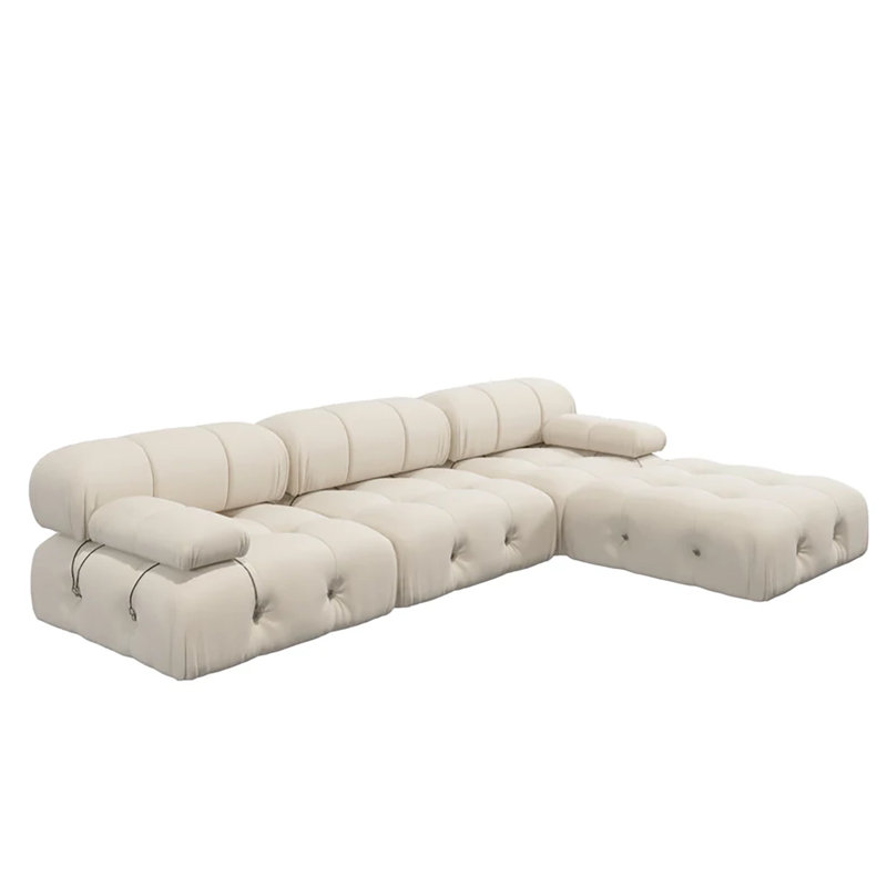 Canapé modulaire modulaire avec repose-pieds