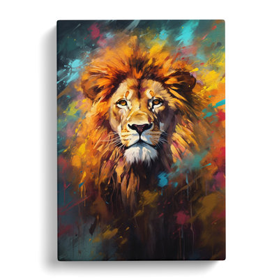 Lion Impressionism - Print