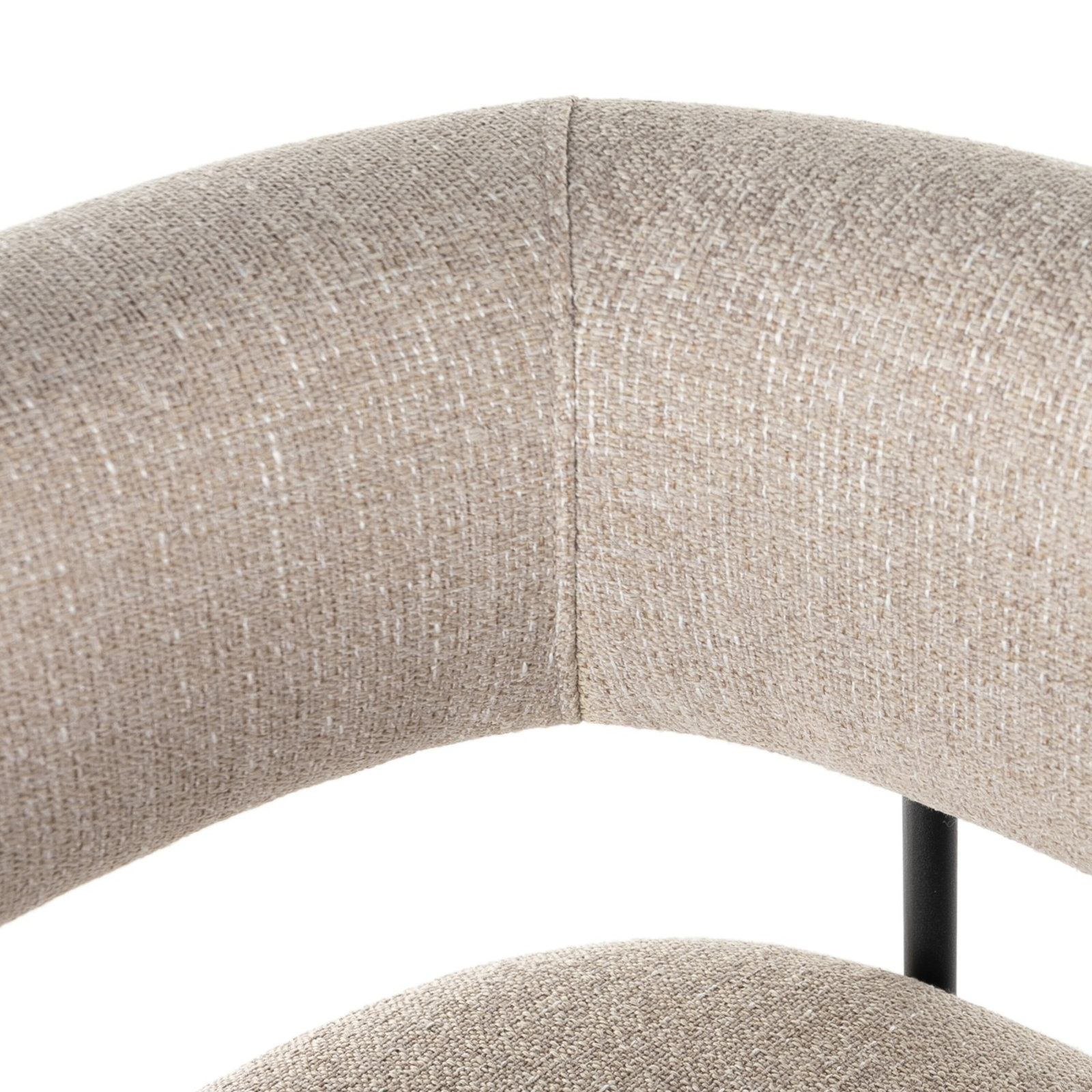 Lyssa Bar Stool, Light Camel Polyester, Solid, Bar Stool (30.5" Seat Height)