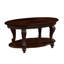 Table basse ovale en bois de 42 po pour le salon (table basse incluse, sans chaises)-868639571