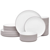 Noritake Colortex Stone 12-Piece Dinnerware Set, Service for 4