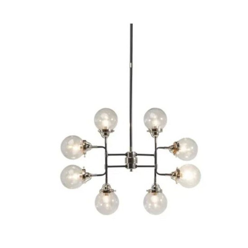 Lampe suspendue en verre Manhattan