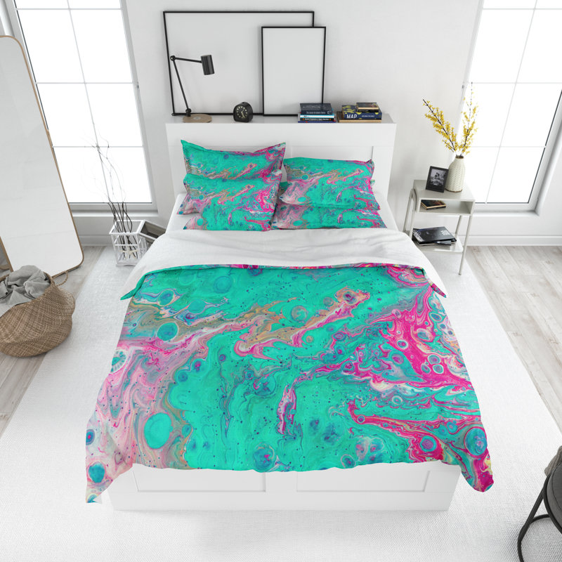 Abstract Duvet Cover, King Duvet Cover + 2 King Pillowcases