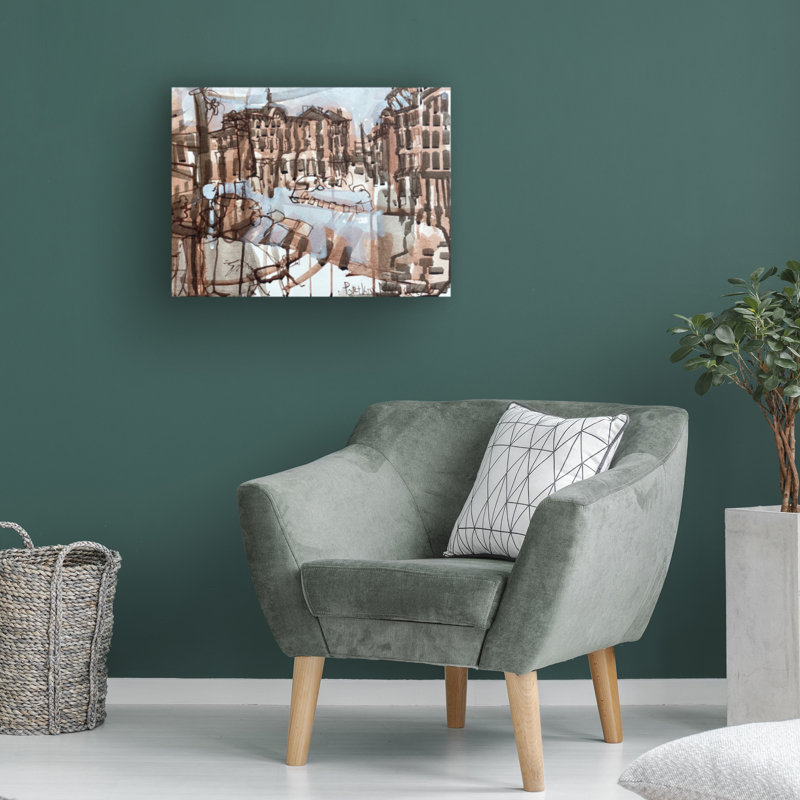 Bolognaise «Portland Maine II» sur toile, H 18 po x l 24 po