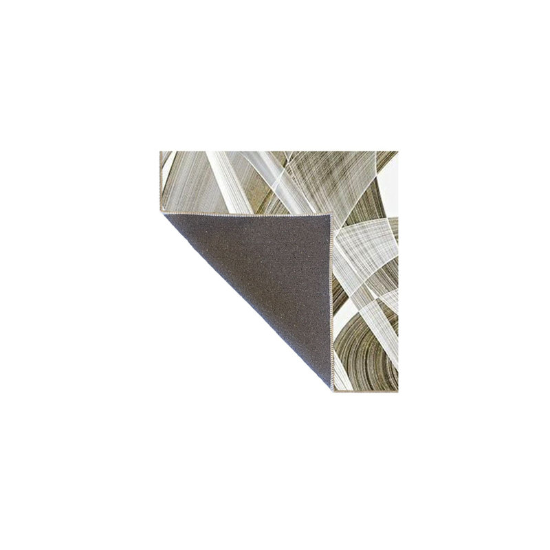 Tapis lavable à motif moderne Modern, Sous-tapis rectangulaire 2 pi 6 po x 4 pi 11 po
