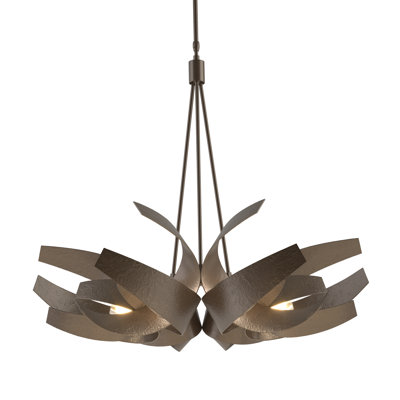 Corona 6 - Light Unique/Statement Geometric Chandelier