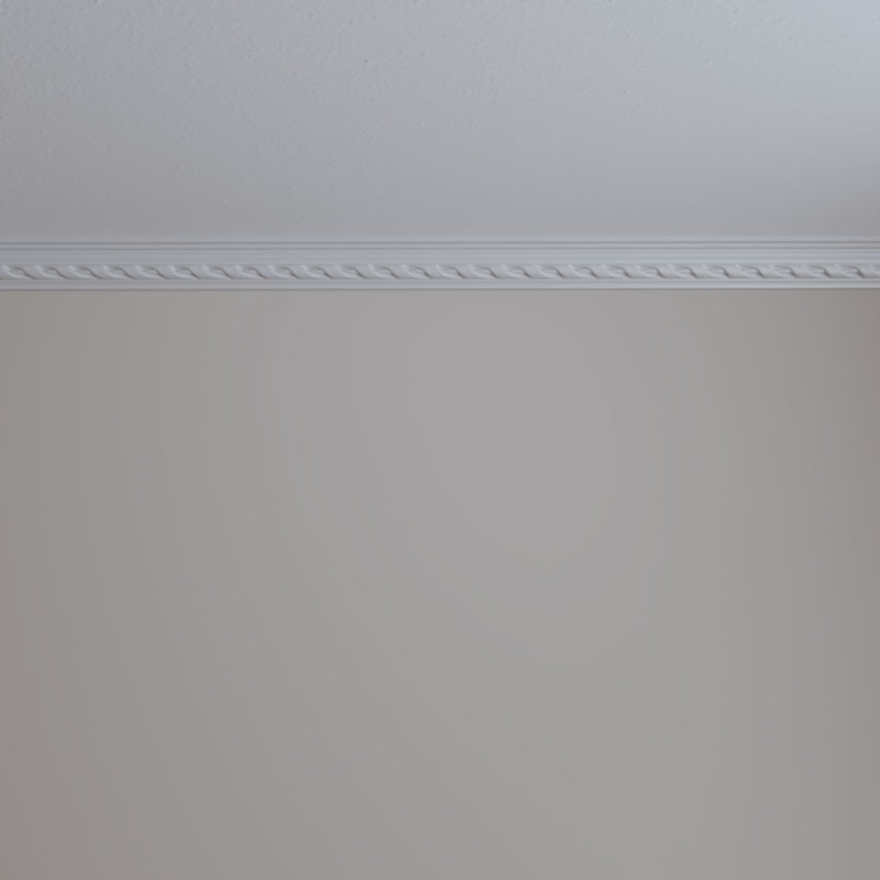 Valeriano White Polyurethane Crown Moulding 94.5"