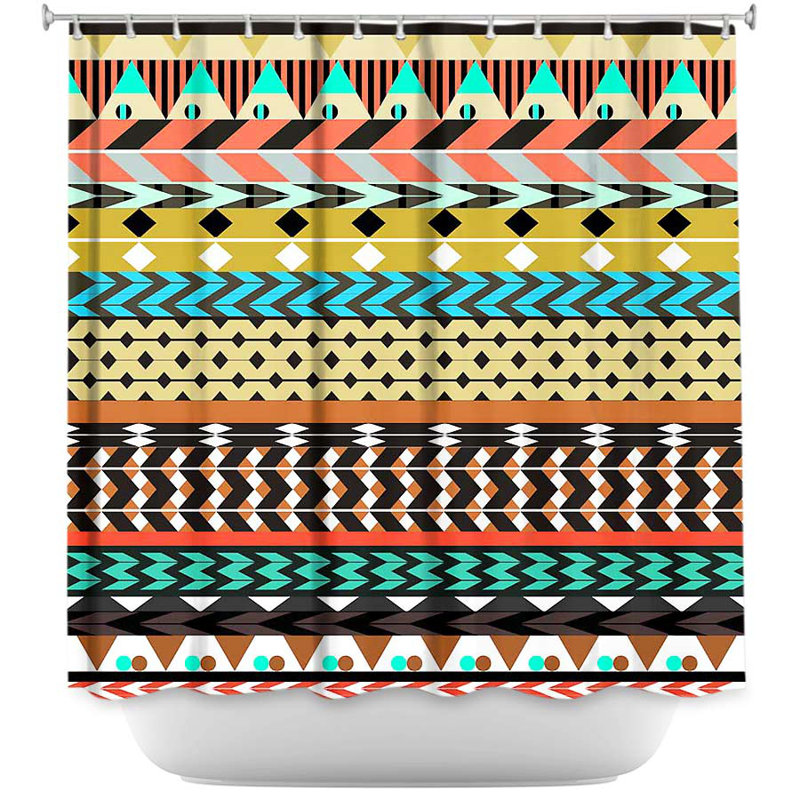 Geometric Shower Curtain