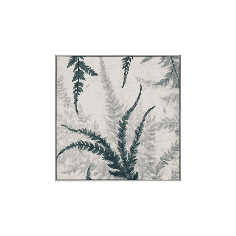 Silky Soft Plush Gray Area Rug, Square 5'