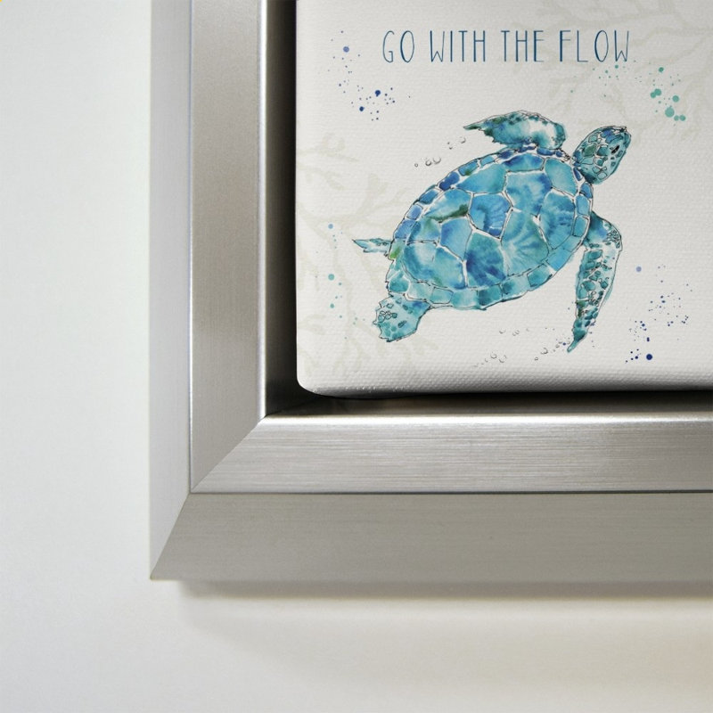 «Deep Sea IV» par Anne Tavoletti - Impression sur toile, H 40 po x l 40 po, Silver