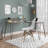 Vansant L-Shaped Metal Base Writing Desk-666564784