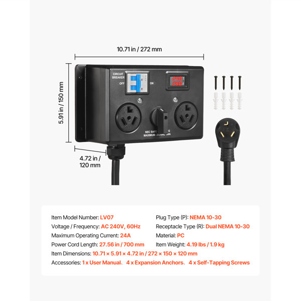 Dimensions du produit