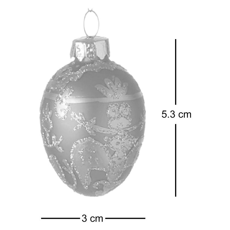 5.3cm Glass Ball Ornament