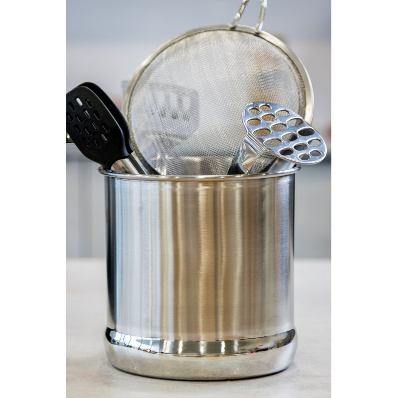 MasterClass Extra Large Stainless Steel Utensil Holder
