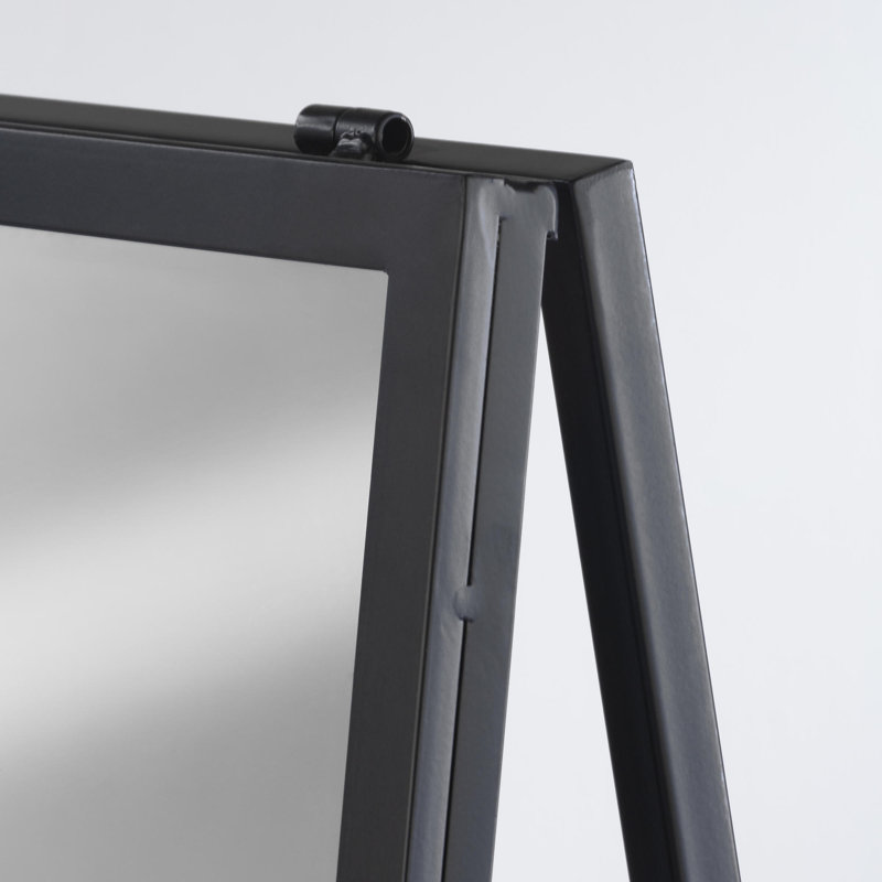 Floor Mirror with Ladder Back