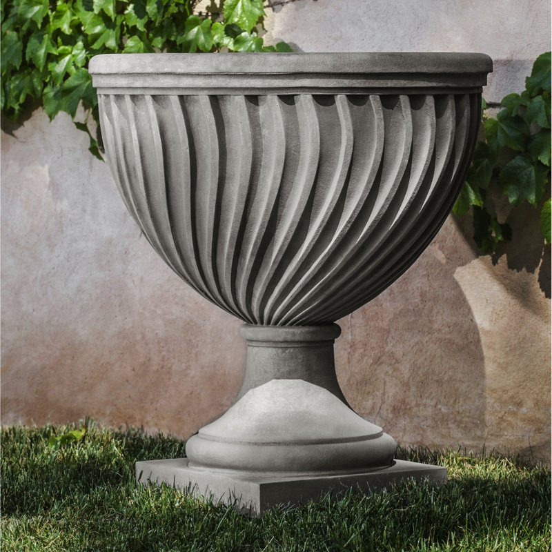 Quadrille Handmade Planter, Graystone
