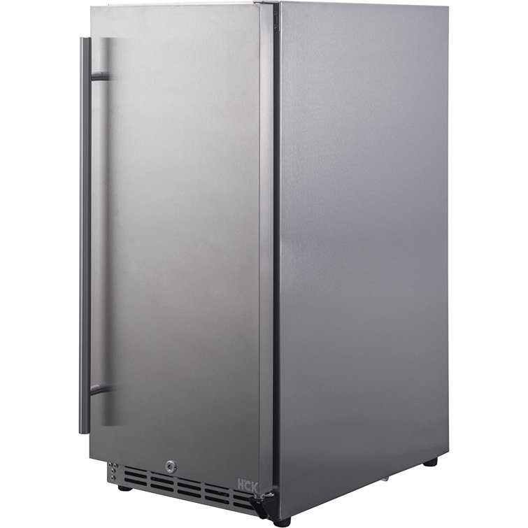 15 90 Can Stainless Steel Built In Compressor Beverage Refrigerator