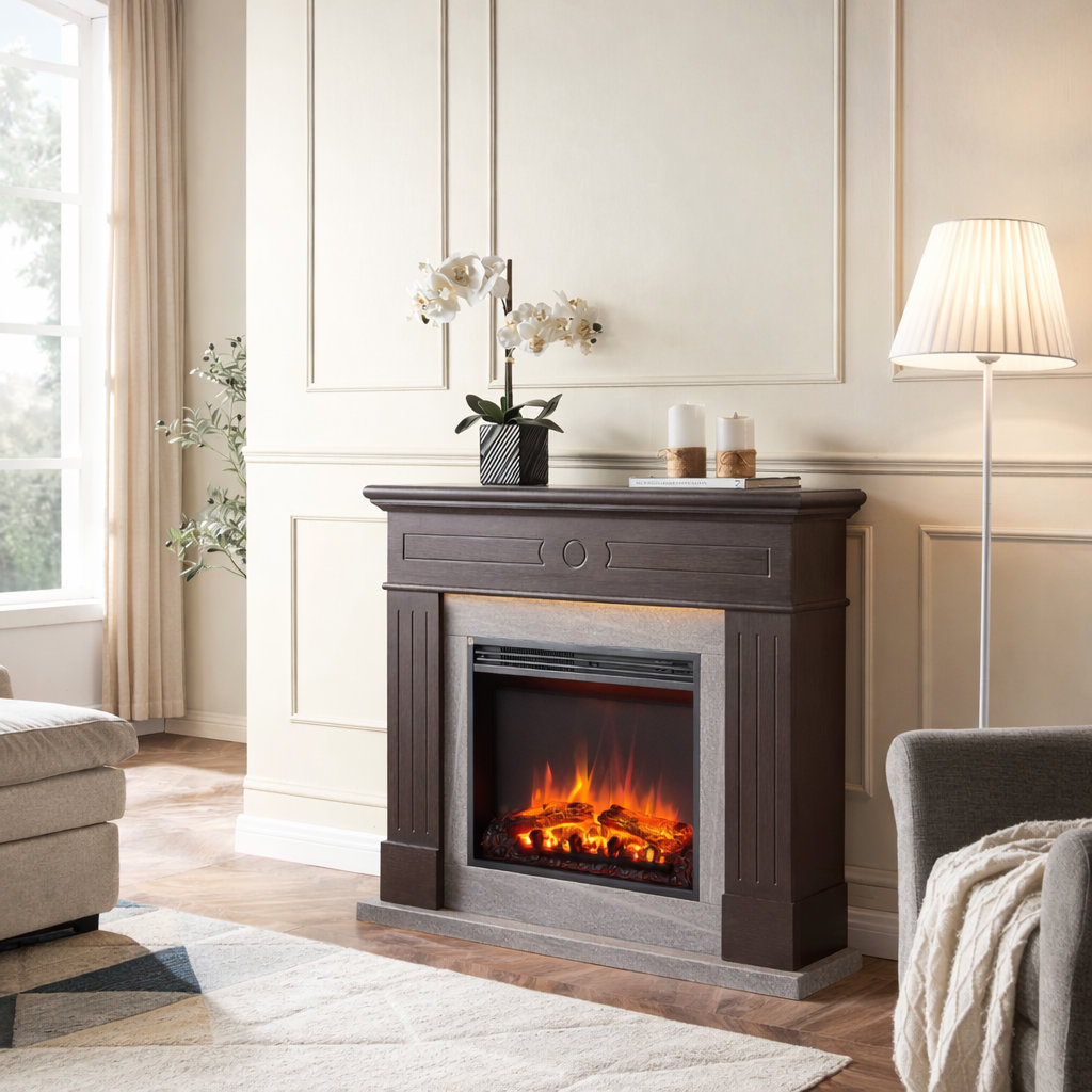 EVERLEIGH FLAMME 110cm W Electric Fireplace