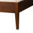 Gosman Wood Queen Platform Bed, Walnut/White-396036522