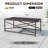 Rectangular Outdoor Dining Table with Aluminum Frame - Weather-Resistant Patio Table-606632693