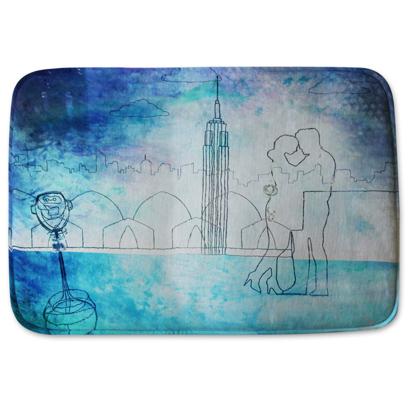 Jemnice Memory Foam Non-Slip Bath Mat