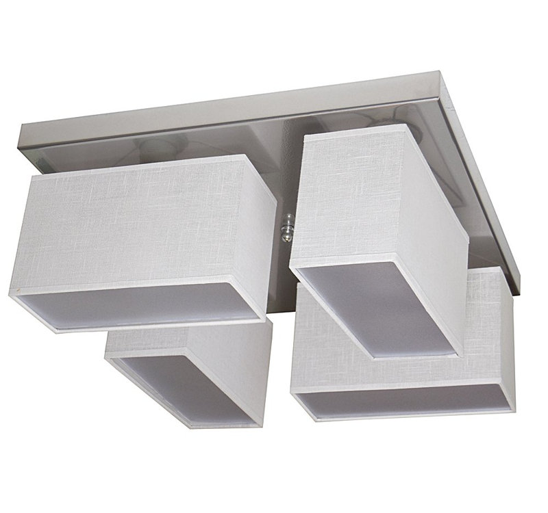 Passarelli Semi Flush Mount, White