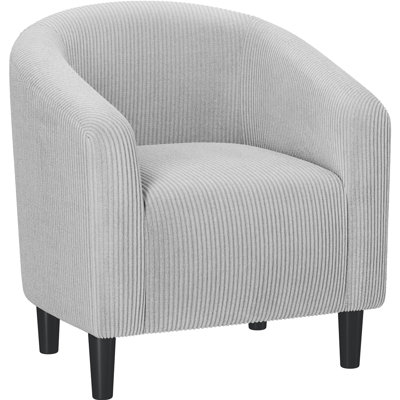 Upholstered Accent Chair Fabric Club Chair