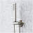 Sefina Thermostatic Shower System with 3 Body Sprays and Hand Shower - Brushed Nickel-117660499