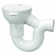 PF800 Series 2 in. Threaded Plastic White Floor Drain
