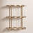 Curventi Decorative Three-Tier Wavy Wall Shelf
