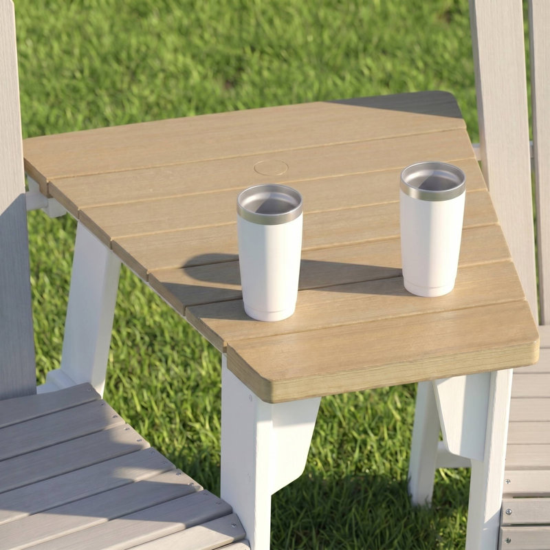 Adirondack Connecting Wedge Table, Beige