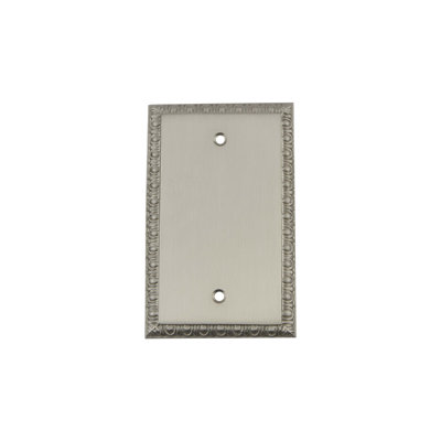 Egg and Dart Blank Wall Plate