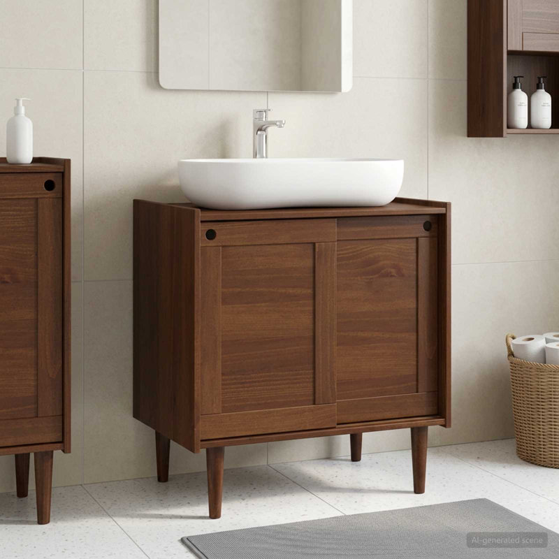 75 mm Single Double Bathroom Vanity Base