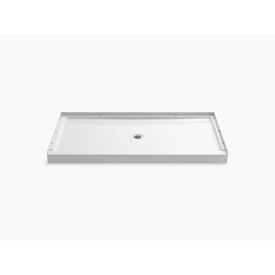 GUARD+ Vikrell shower base, center drain