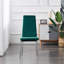 Milano Black Dining Table With 4 Monza Velvet Chairs-1500477095