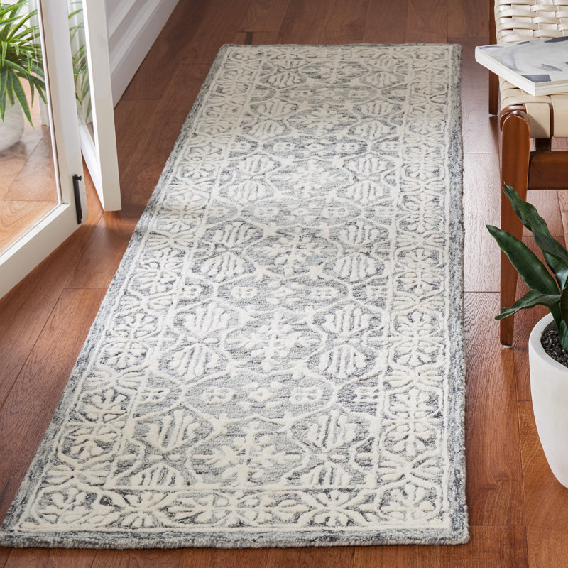 Pezanetti Hand Tufted Wool And Cotton With Latex Oriental Rug, Round 6'