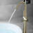 1 Handle Floor Clawfoot Tub Faucet with Diverter