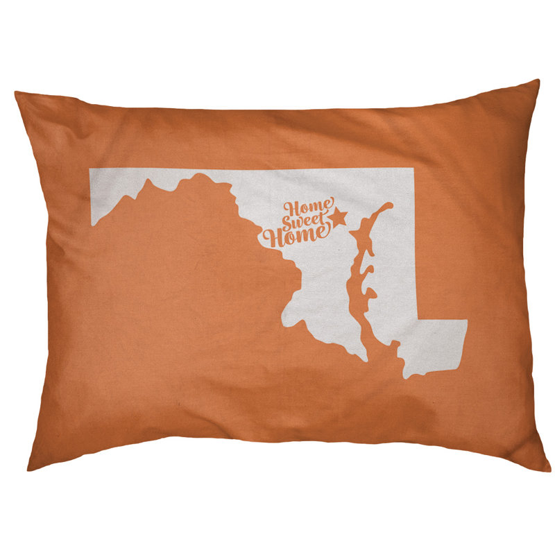 Coussin pour chien d’extérieur baltimore pour chien home, Grand (l 50 po x P 40 po x H 7 po), Orange