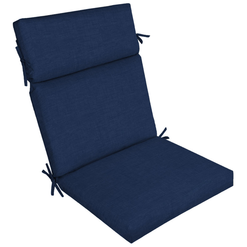 ARDEN Outdoor Dining Chair 4.5" Cushion, Blue